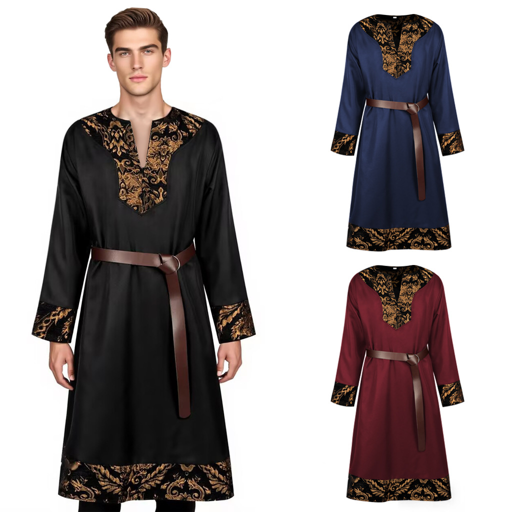 Costumes - Medieval Viking Corset Coat with Belt
