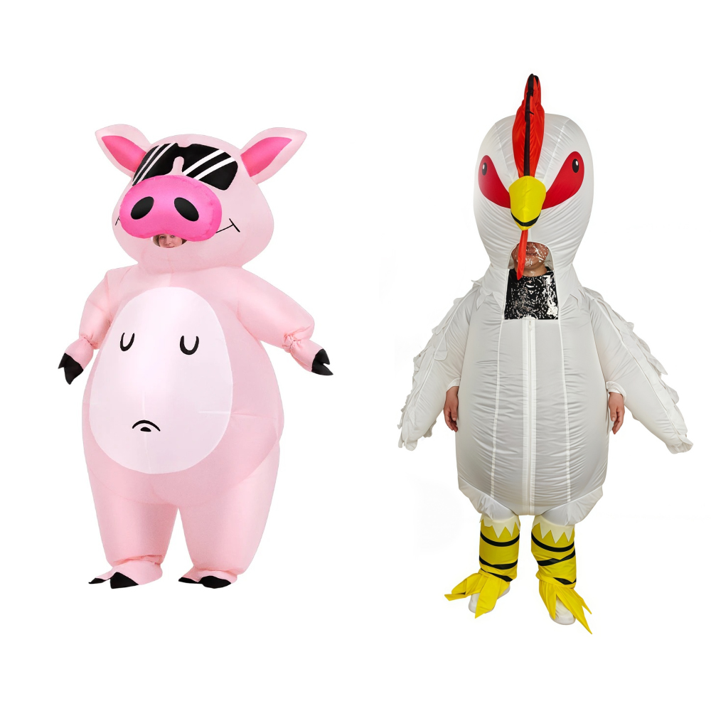 Cartoon Animal Piglet Inflatab - đánh giá và giá Costumes