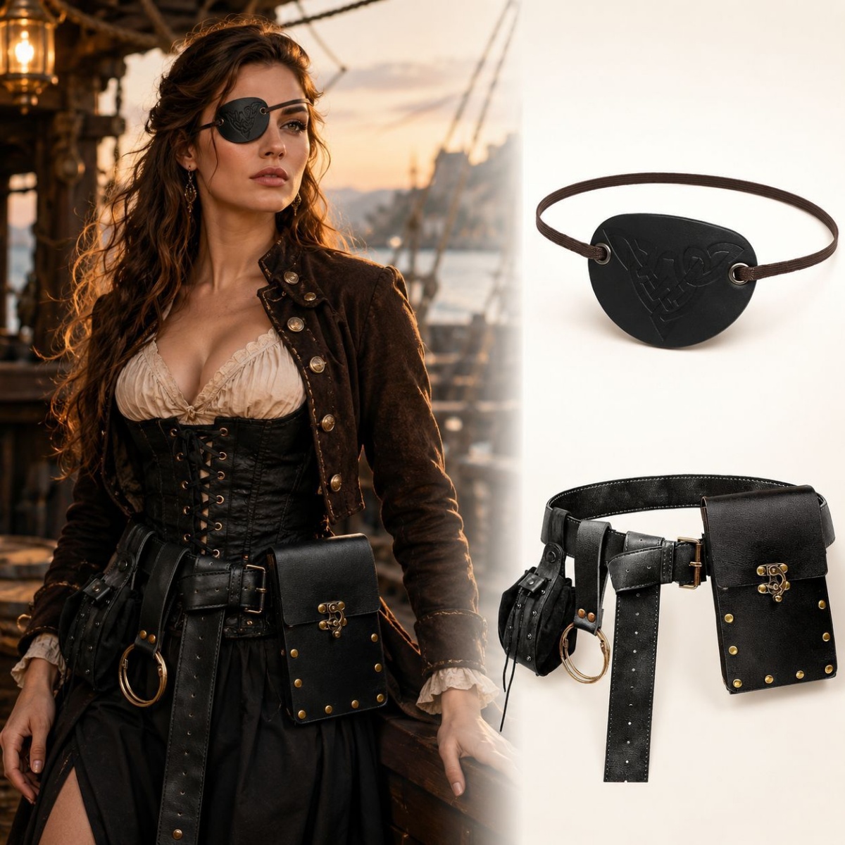 Medieval Retro Belts, Pouches, - đánh giá và giá Costumes