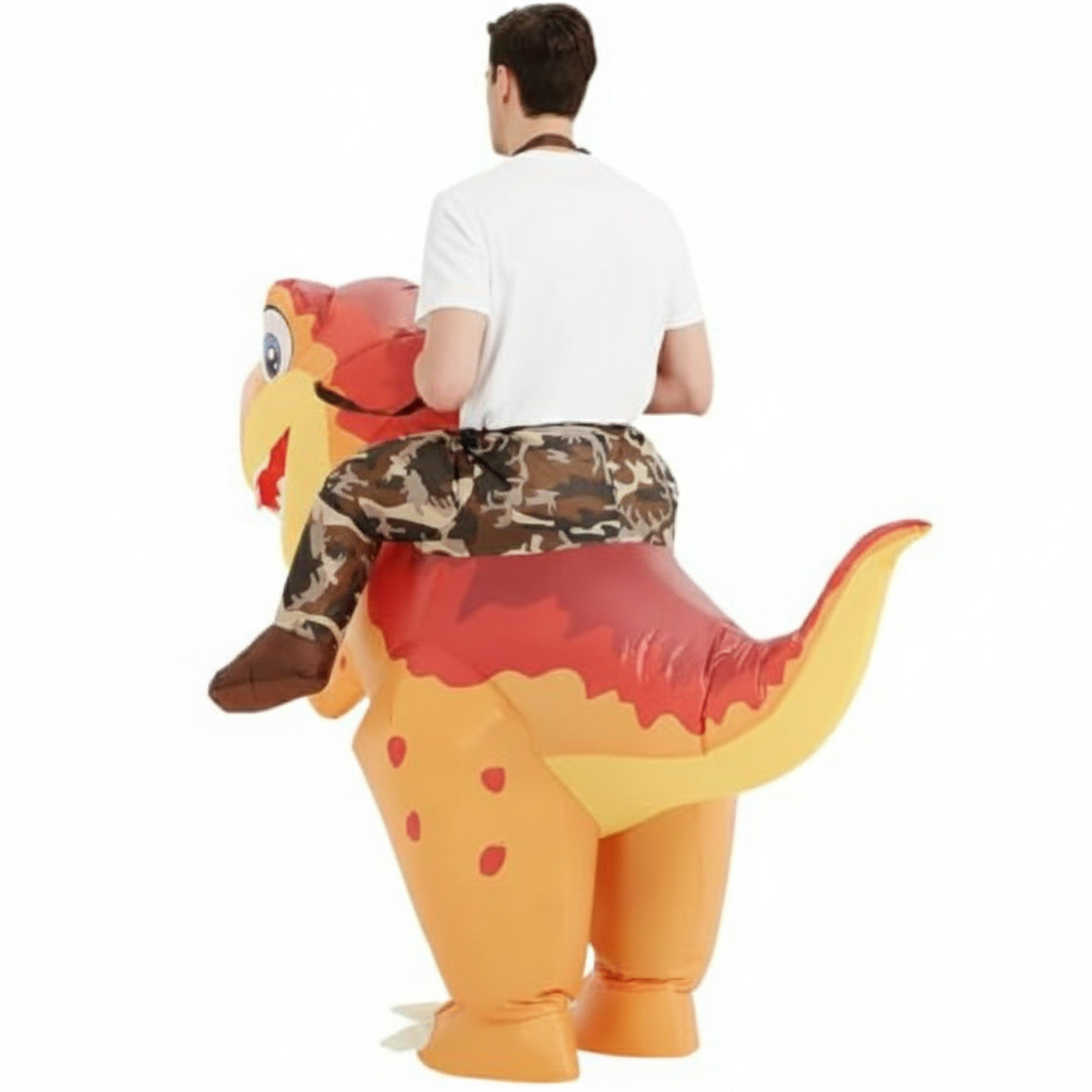 Adult Inflatable Dinosaur Ridi - đánh giá và giá Inflatable Dinosaur Costume Adult