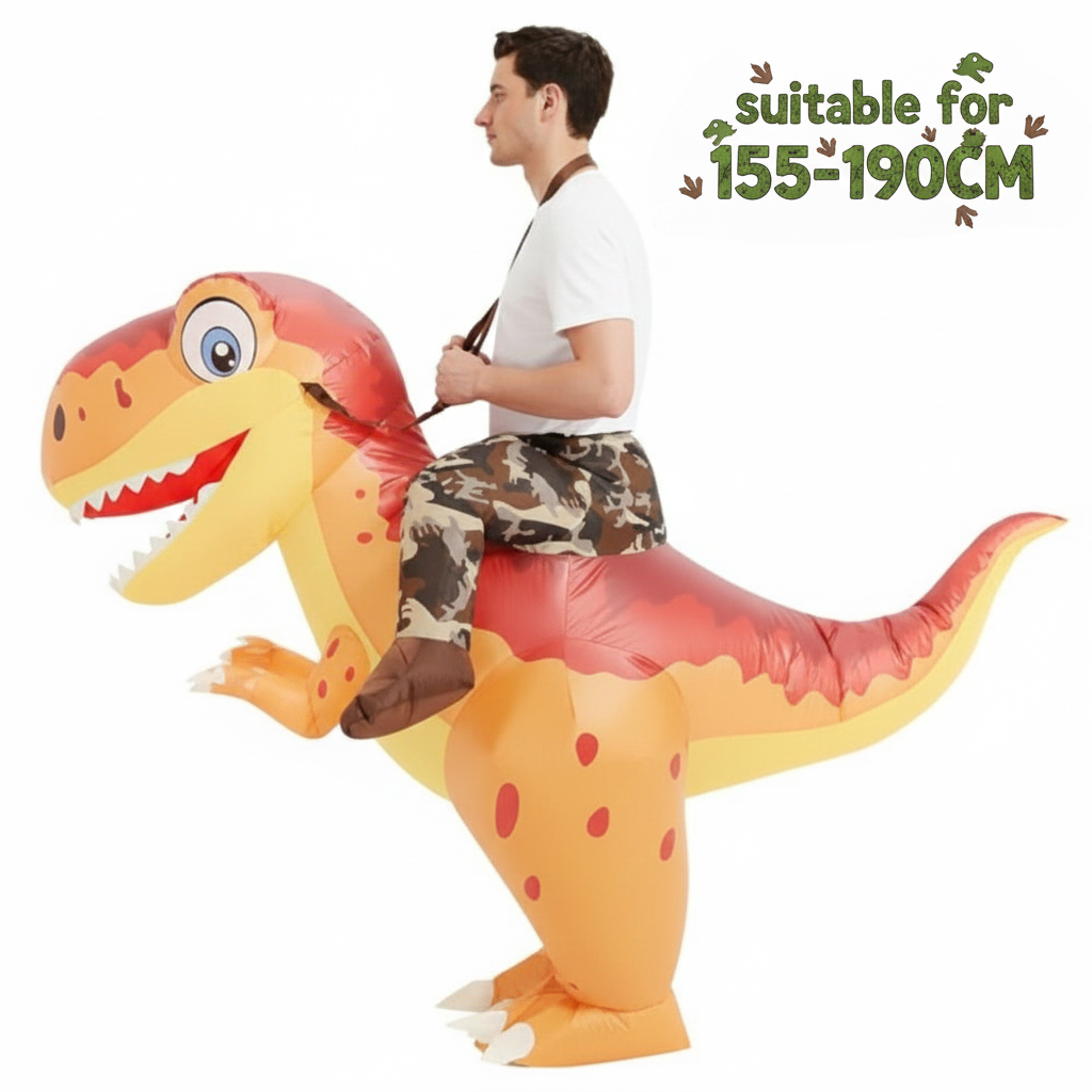 Adult Inflatable Dinosaur Ridi - đánh giá và giá Inflatable Dinosaur Costume Adult