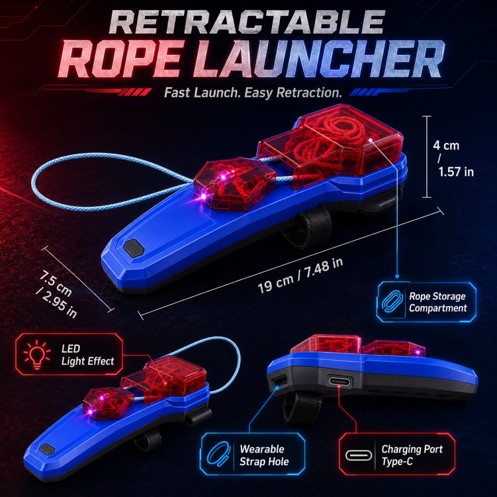 Rope Launcher Spider Web Shoot - đánh giá và giá Novelty Gifts