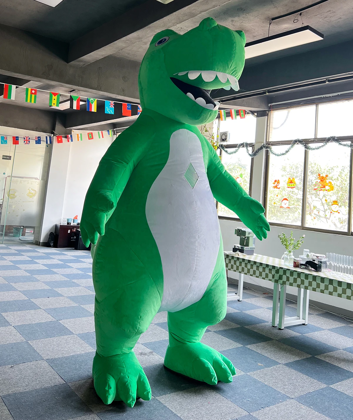 Unisex Plush Inflatable Dinosa - đánh giá và giá Inflatable Dinosaur Costume Adult
