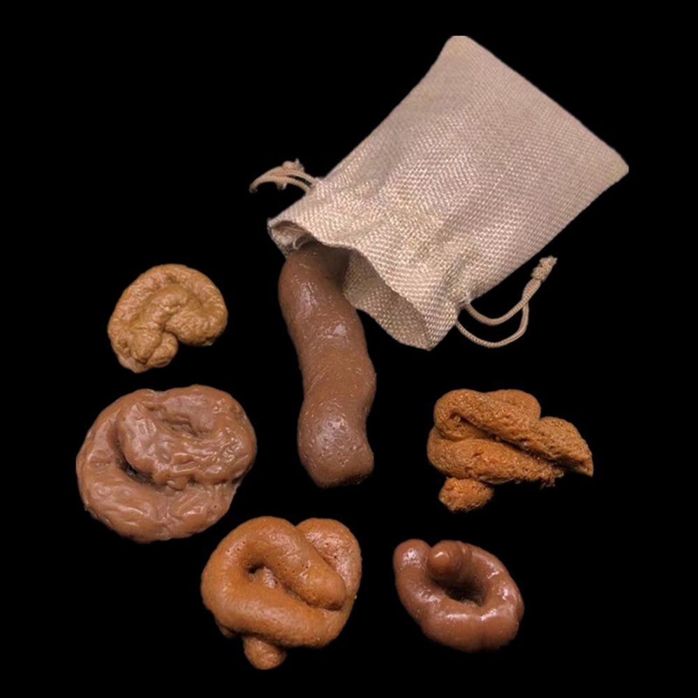 6Pcs Joke Tricky  Gadget Squis - đánh giá và giá Fake Poop Gag Gift