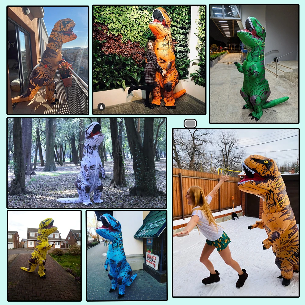 Adults Kids Inflatable Dinosau - đánh giá và giá Inflatable Dinosaur Costume Adult
